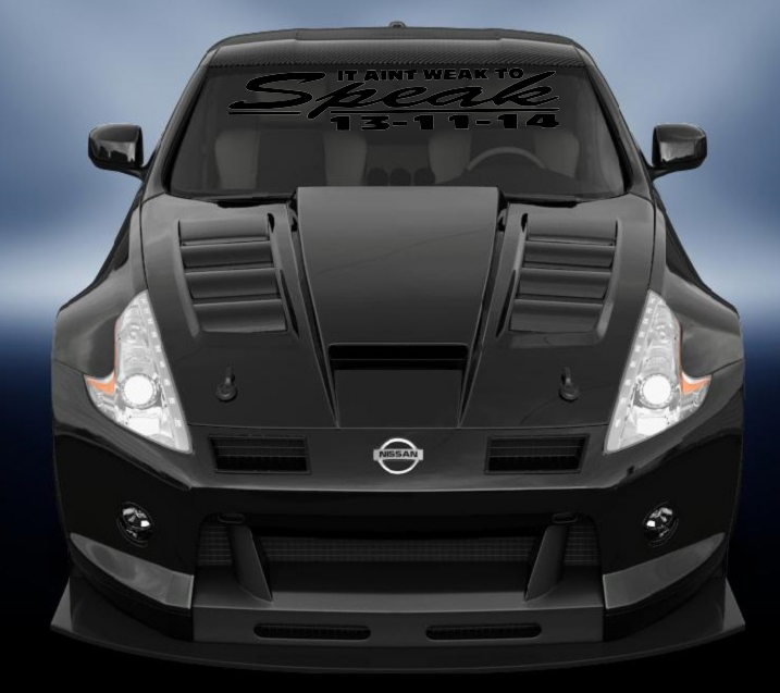 it aint weak to speak banner