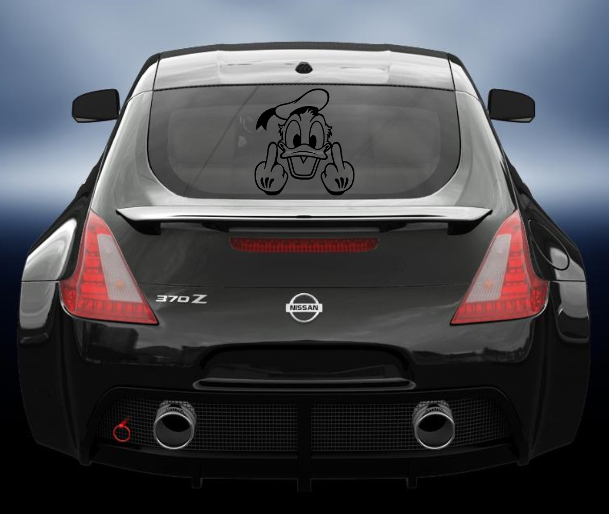 Duck Finger Vinyl Decal