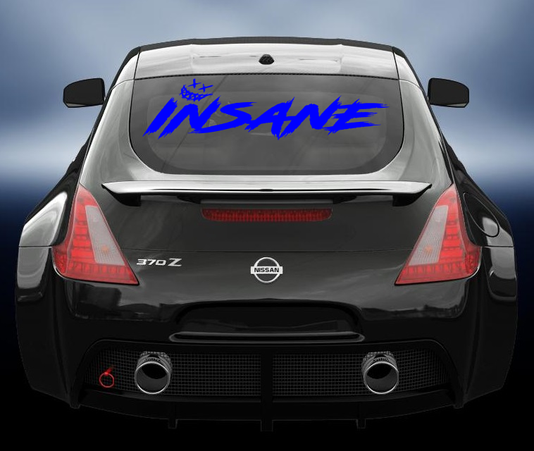 Insane car banner/decal