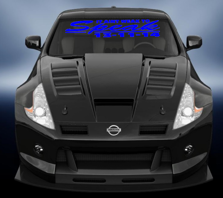 it aint weak to speak banner