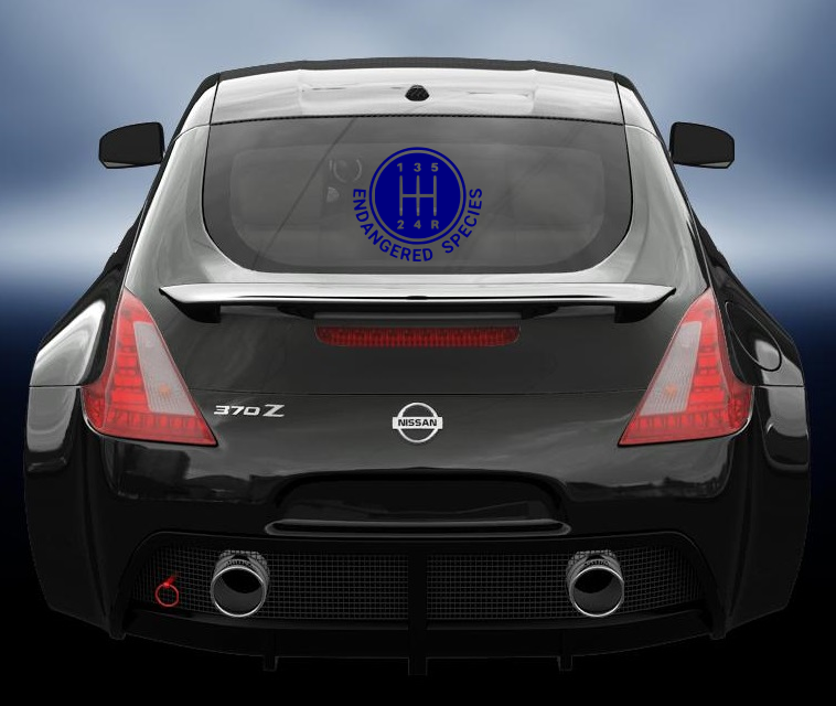 Endangered species vinyl sticker/decal