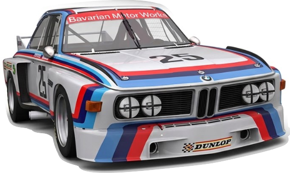 moffat bmw vintage/retro Sticker