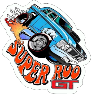 Super Roo GT printed sticker