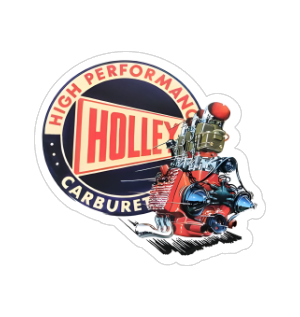 holley carburetor retro Sticker