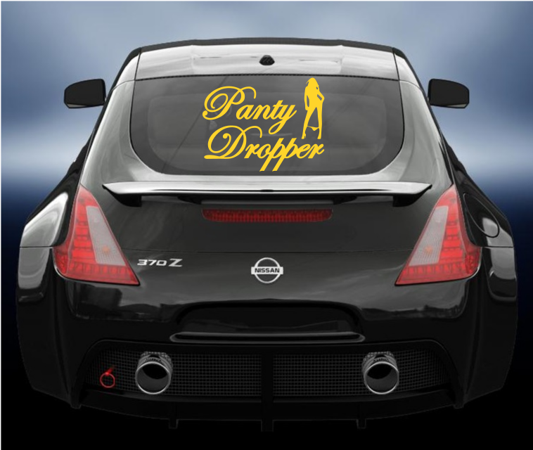 Panty Dropper vinyl car sticker
