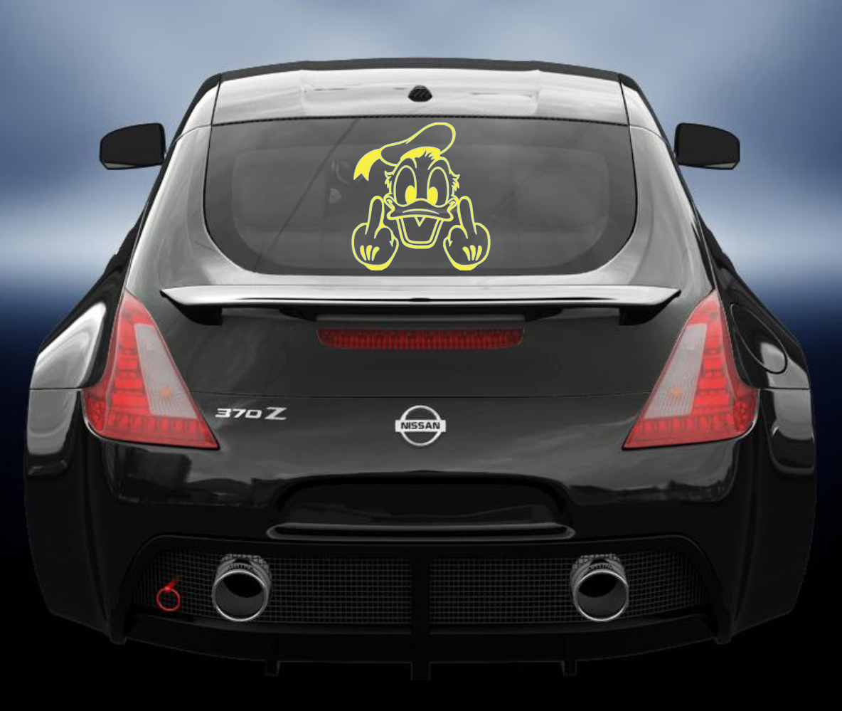 Duck Finger Vinyl Decal