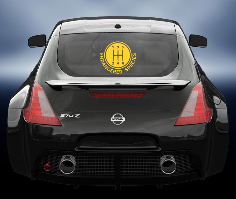 Endangered species vinyl sticker/decal