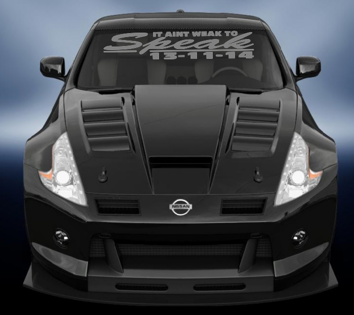 it aint weak to speak banner