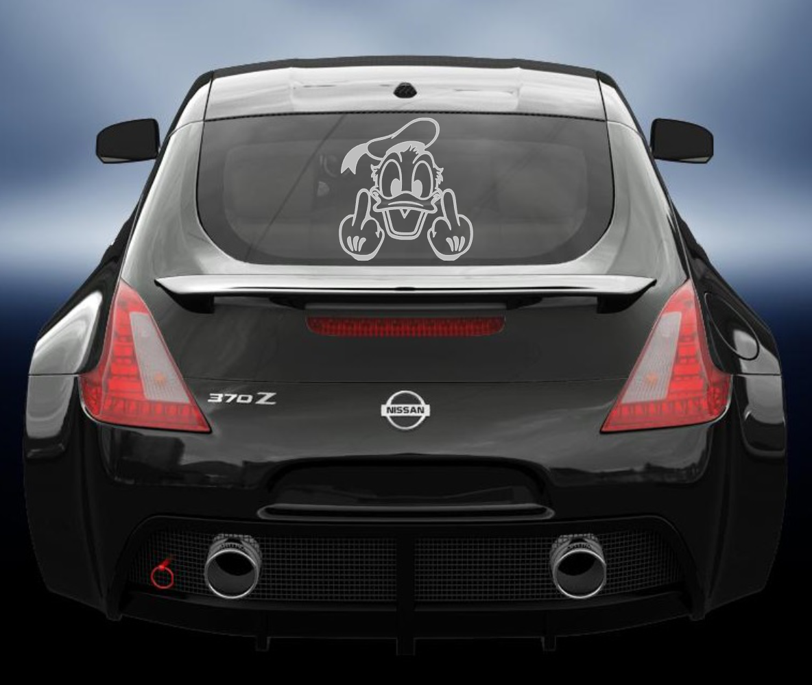 Duck Finger Vinyl Decal