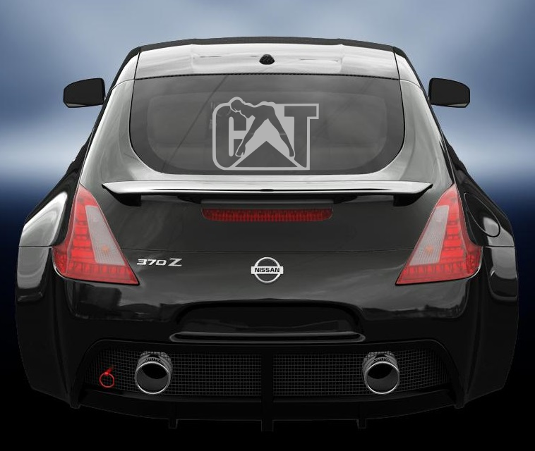 Copy of Cat girl 2 vinyl 4wd sticker/decal
