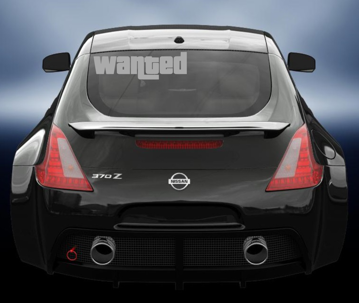 Wanted JDM style vinyl sticker/decal