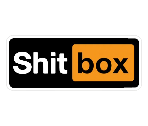 Shit Box Vinyl Sticker