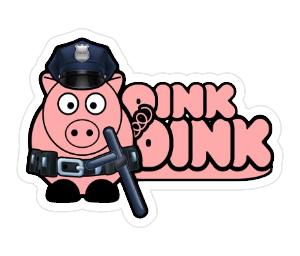 Oink Oink Vinyl Sticker