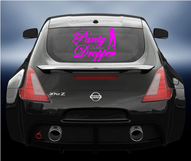 Panty Dropper vinyl car sticker