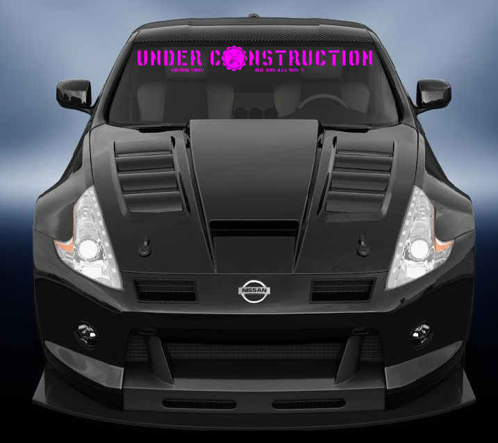 Under Construction vinyl Banner