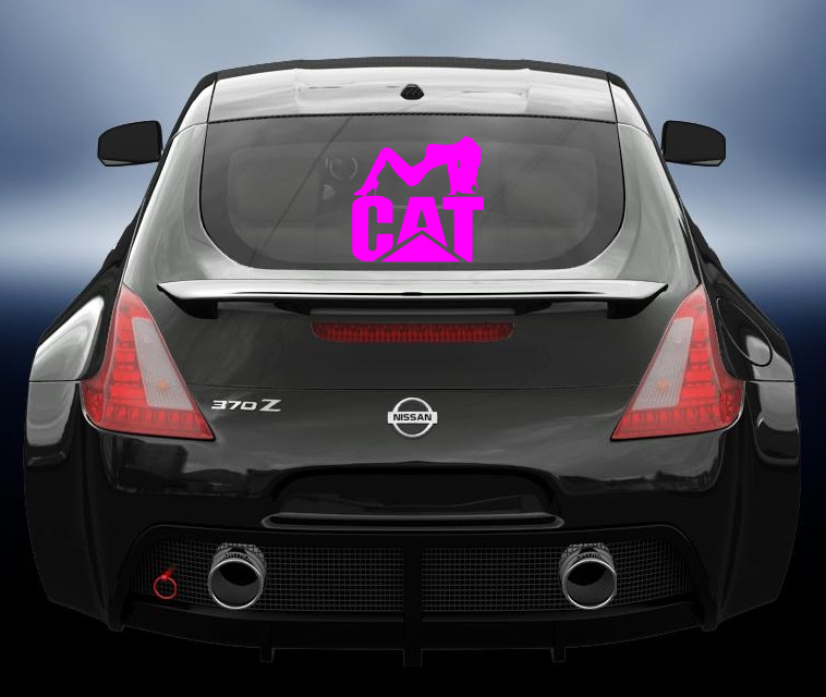 Cat girl 1 vinyl 4wd sticker/decal