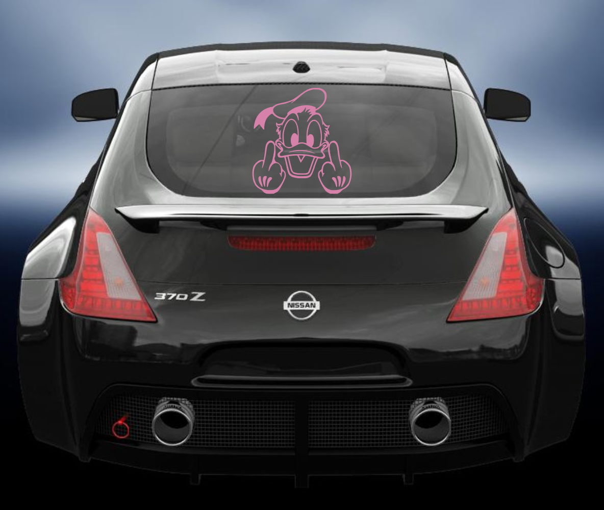 Duck Finger Vinyl Decal