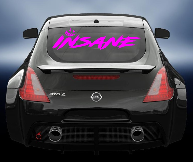 Insane car banner/decal