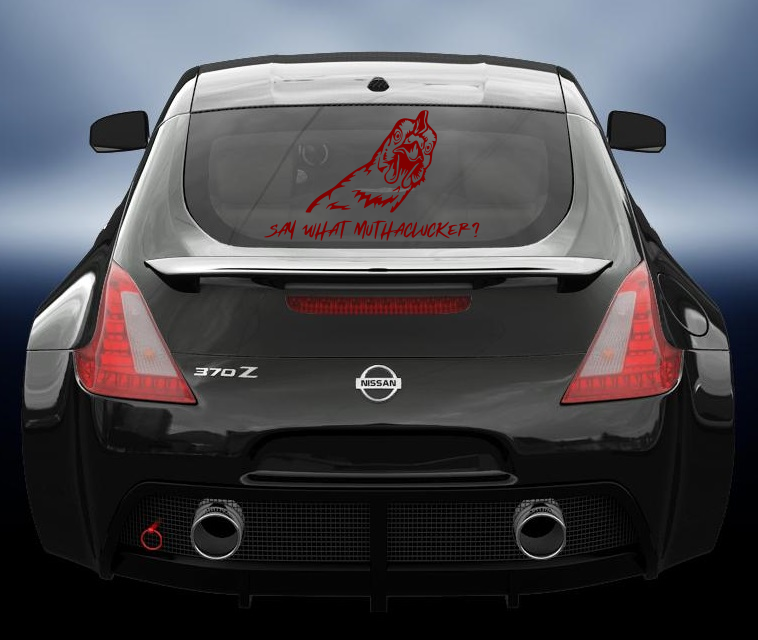 Say what Motherclucker vinyl sticker/decal