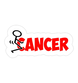Fuck Cancer Vinyl Sticker