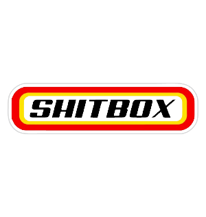 shitbox matchbox  Vinyl Sticker
