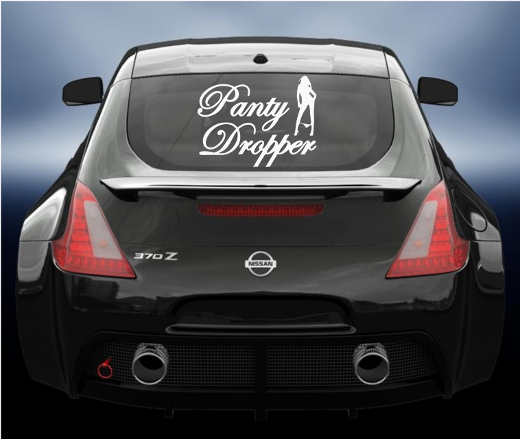 Panty Dropper vinyl car sticker