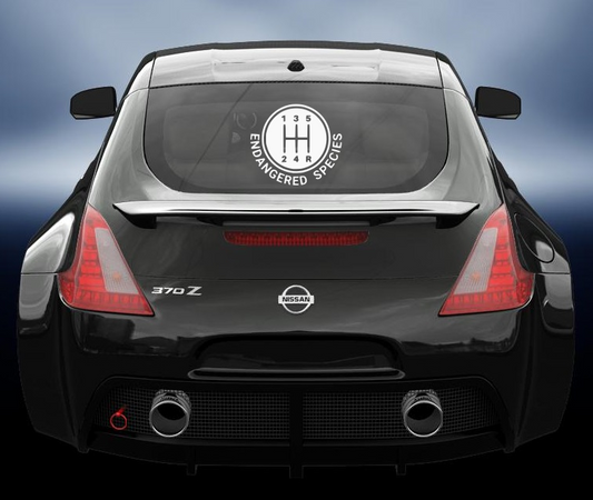 Endangered species vinyl sticker/decal