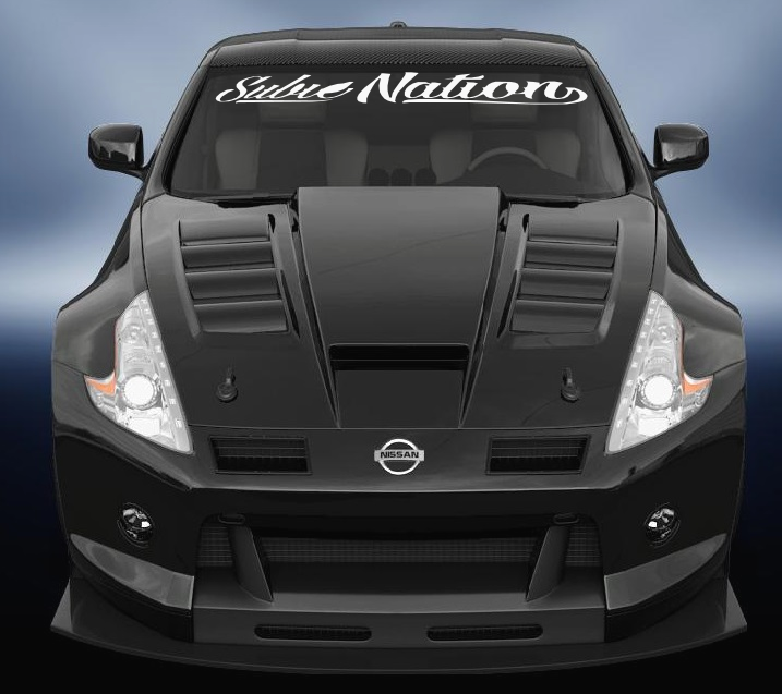Subie Nation 1 Windscreen vinyl Banner
