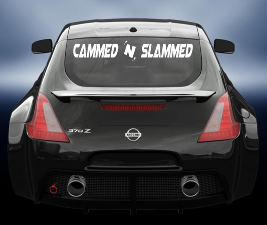 Cammed n Slammed vinyl sticker