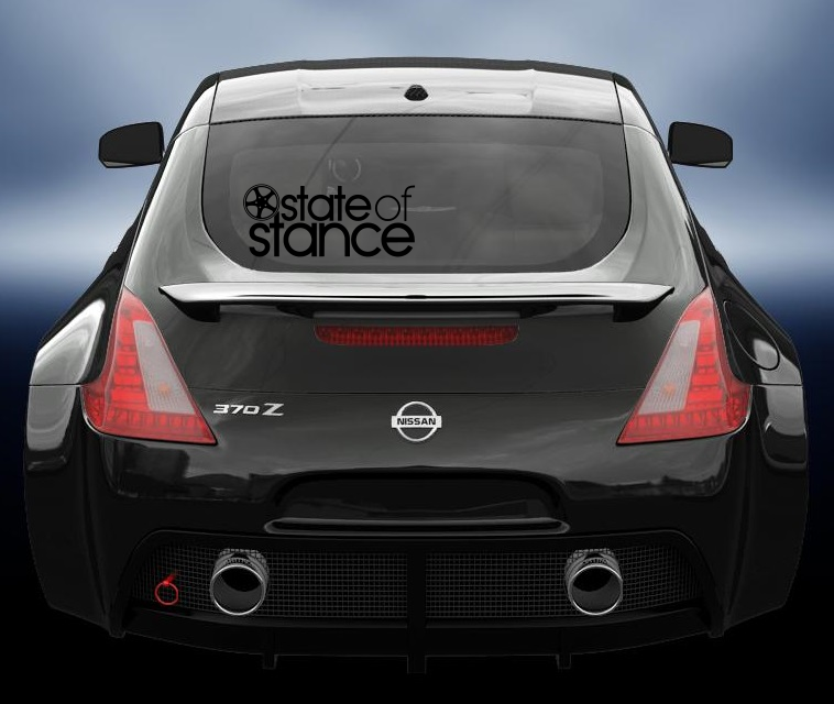 State of stance JDM style car decal