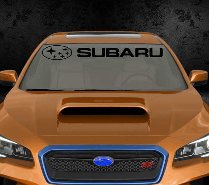 SUBARU vinyl windscreen banner