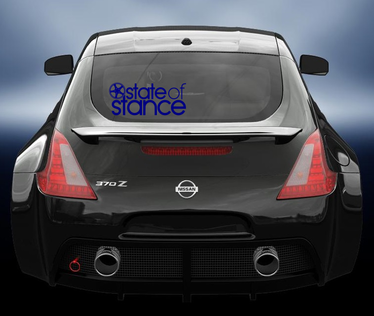 State of stance JDM style car decal