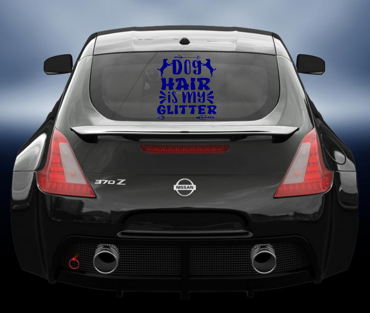 Dog hair is my glitter vinyl Decal