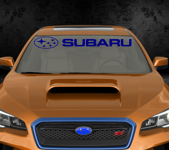 SUBARU vinyl windscreen banner