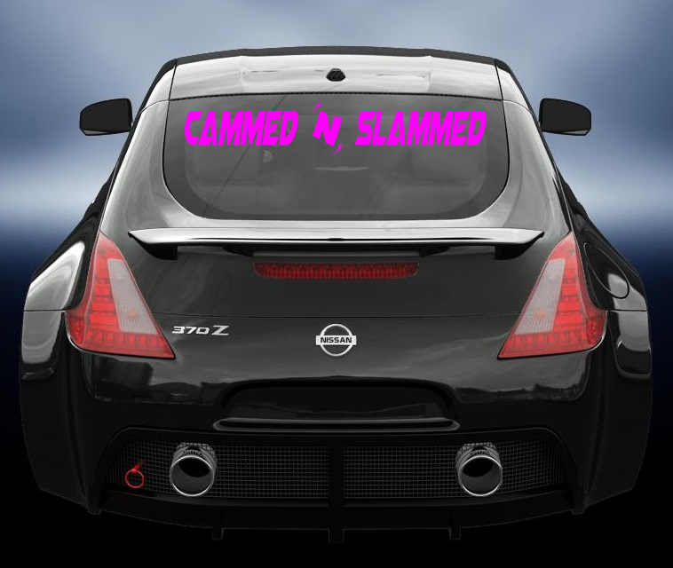 Cammed n Slammed vinyl sticker