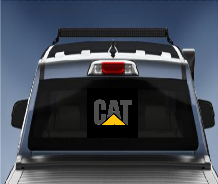 Cat vinyl 4wd sticker/decal