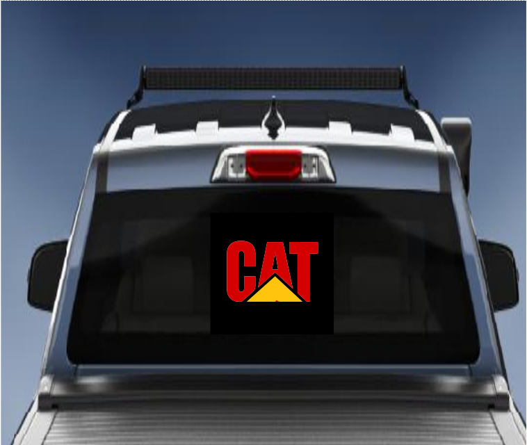 Cat vinyl 4wd sticker/decal