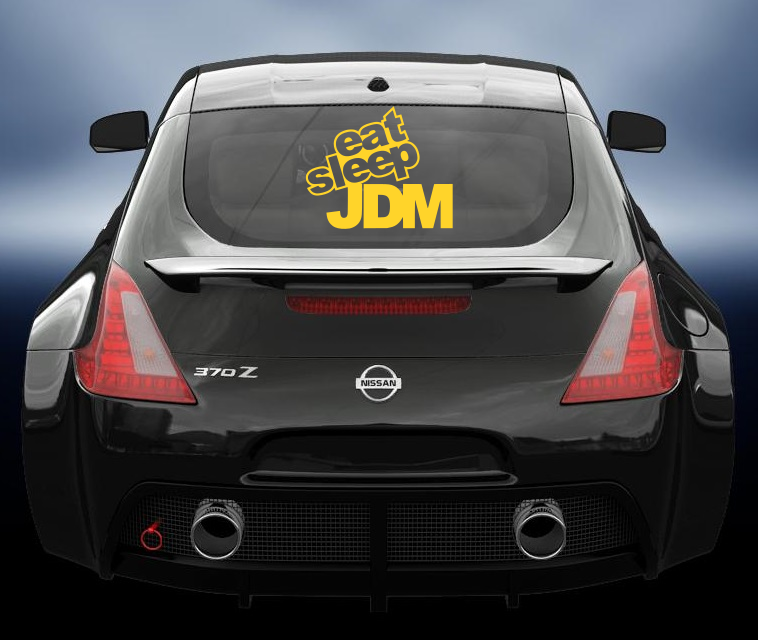 Eat Sleep JDM Car Sticker