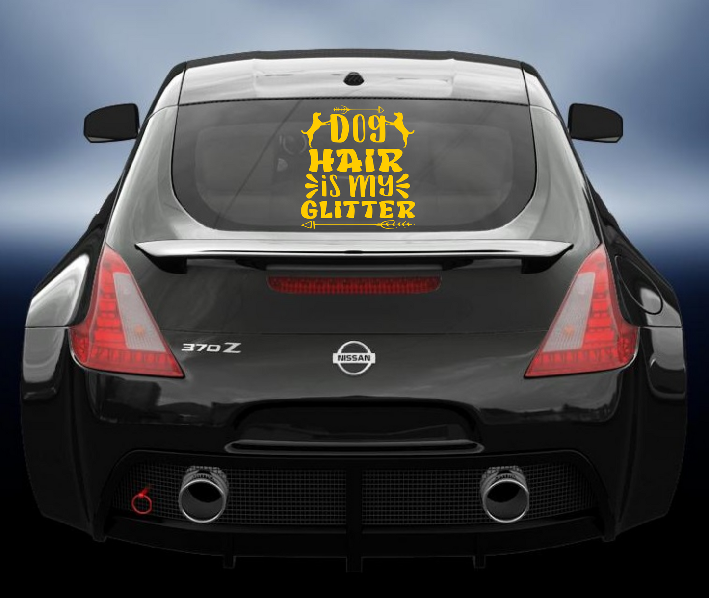 Dog hair is my glitter vinyl Decal