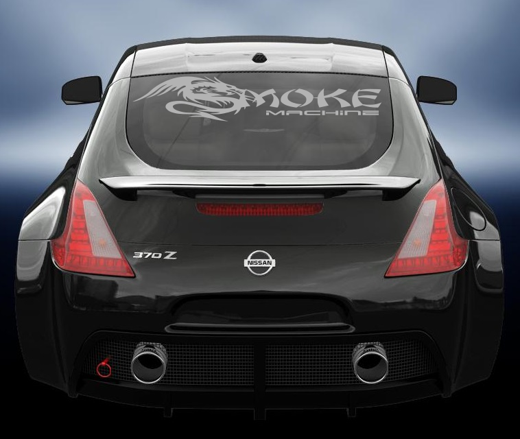 Smoke Machine JDM style car decal