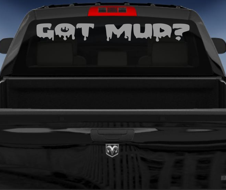 Got Mud 4wd car sticker/decal