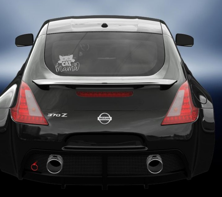 Cat Mama vinyl Decal
