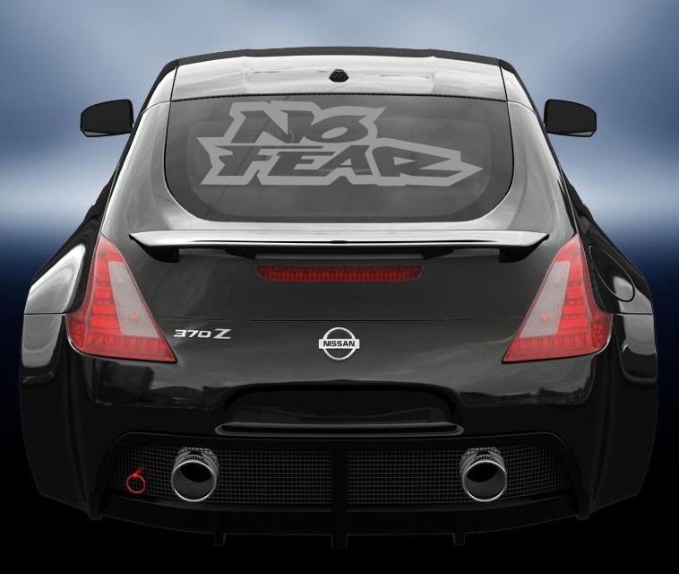 No Fear vinyl sticker