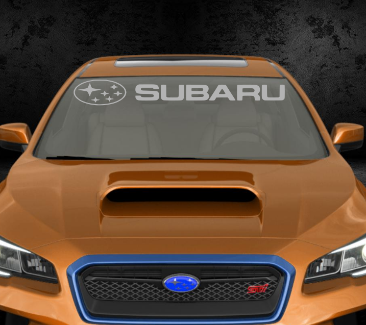 SUBARU vinyl windscreen banner