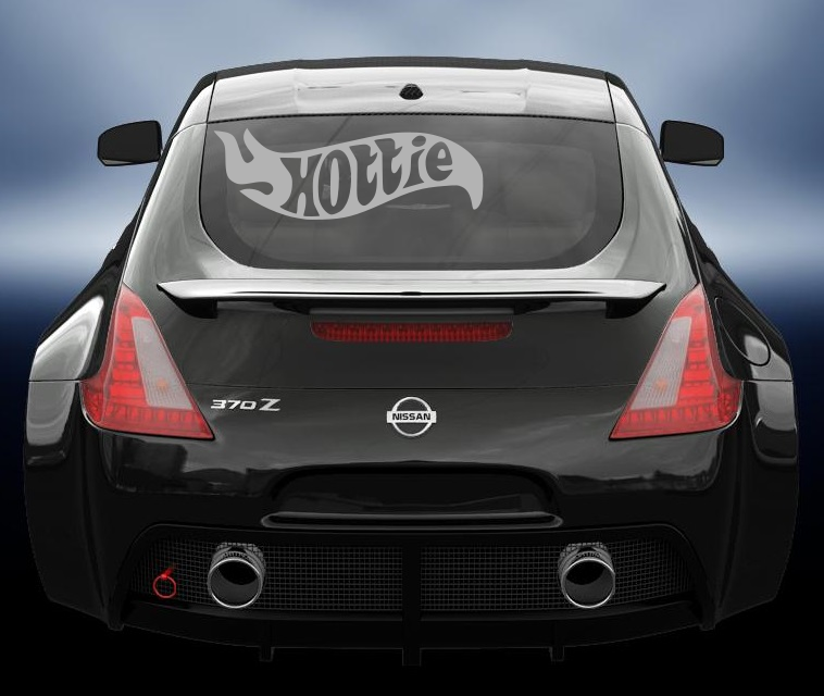 Hottie vinyl decal