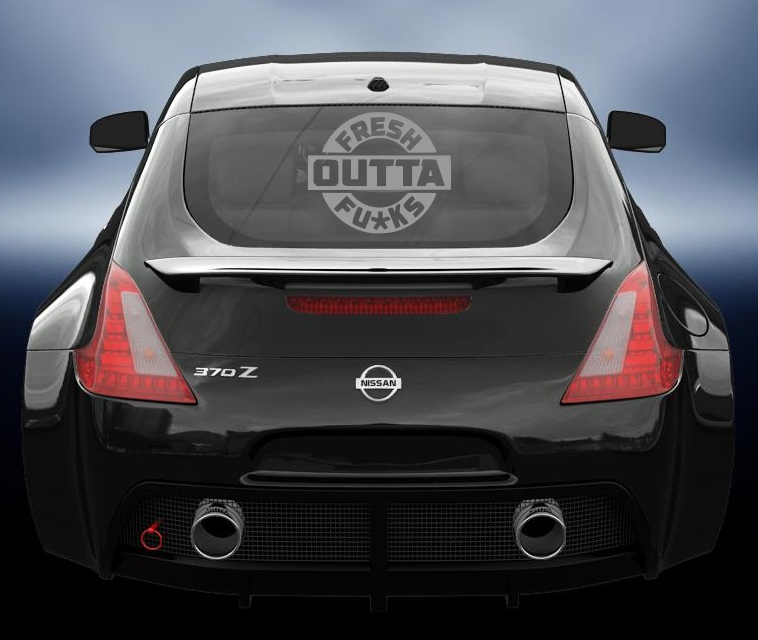 Fresh outta Fu*ks vinyl decal