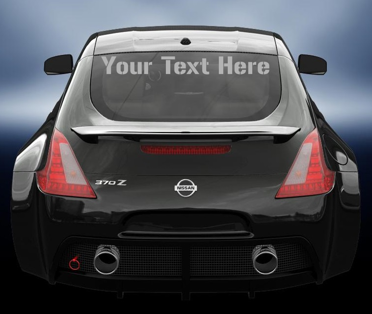 Custom Text Vinyl sticker