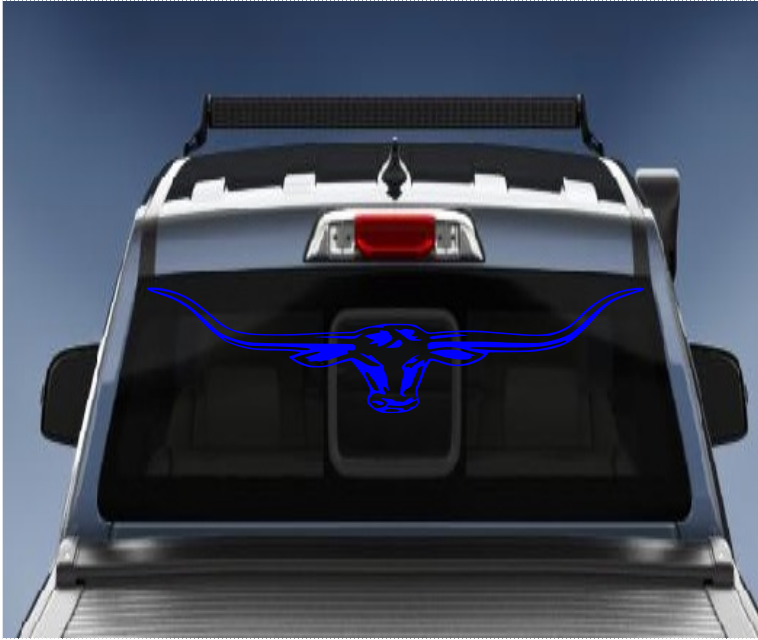 Longhorn vinyl sticker/decal