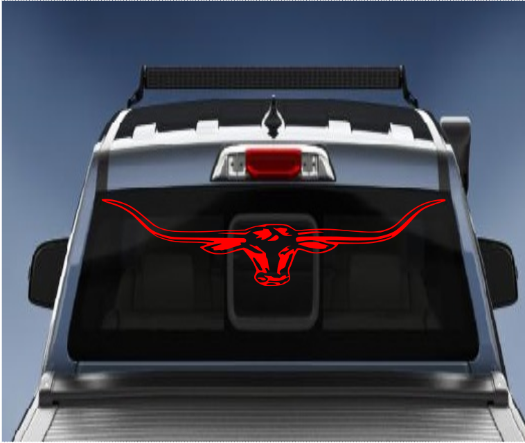Longhorn vinyl sticker/decal