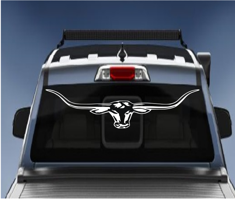 Longhorn vinyl sticker/decal